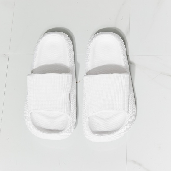 Open Toe Comfy Slip On Slides - Picture 6 of 6